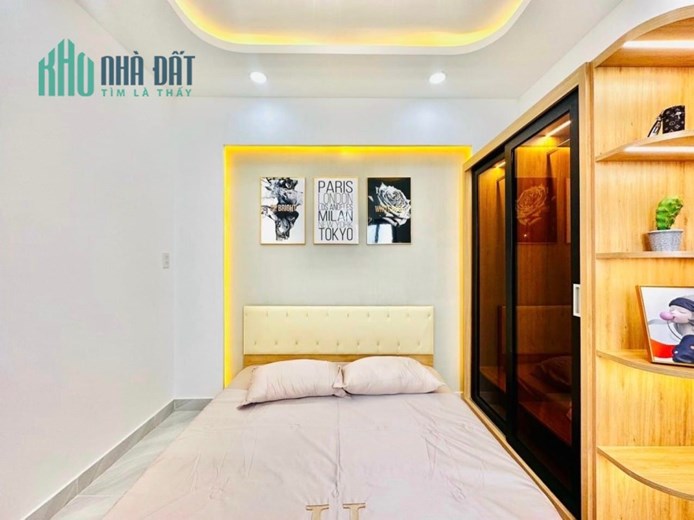 Nhà Phạm Văn Chiêu - GV Gần Ngã 4 Quang Trung & Phan. H. Ích 32m2 4 Tầng 3xTỷ
