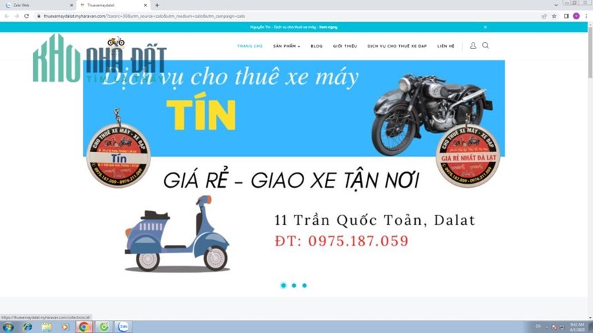 DỊCH VỤ CHO THUÊ XE MÁY, XE ĐẠP ĐÔI ĐÀ LẠT -  Thuê Xe Máy Đà Lạt Giá Hợp Lý