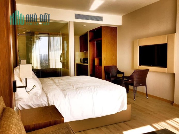 Cần chuyển nhượng gấp căn hộ studio cao cấp  toà nhà Panorama,ban công rộng,cách quảng trường 2/4