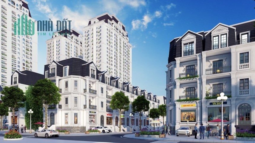 Shophouse liền kề dự án The Jadde Orchid Phạm Văn Đồng