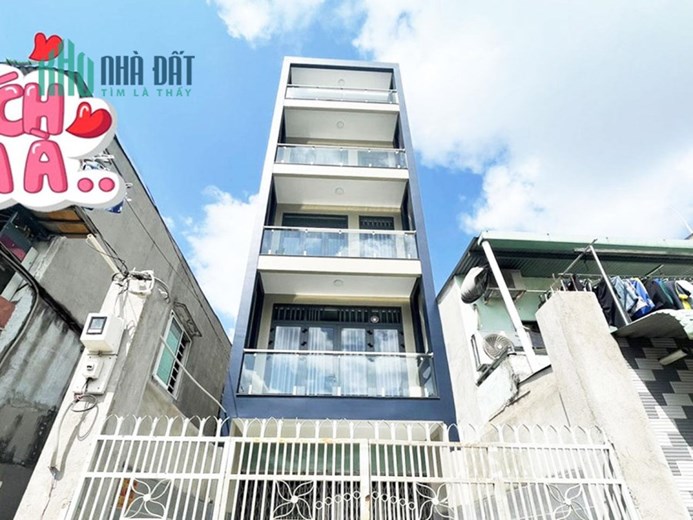 HXT THÔNG - TƯƠNG LAI MẶT TIỀN ĐƯỜNG 14M TRUNG MỸ TÂY QUẬN 12, 5 TẦNG, 4 PN, NHÀ ĐẸP THIẾT KẾ SANG