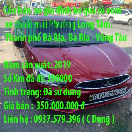 Cần bán  xe gia đình ko qua cò xem xe thoải mái Phường Long Tâm, Thành phố Bà Rịa, Bà Rịa - Vũng Tàu
