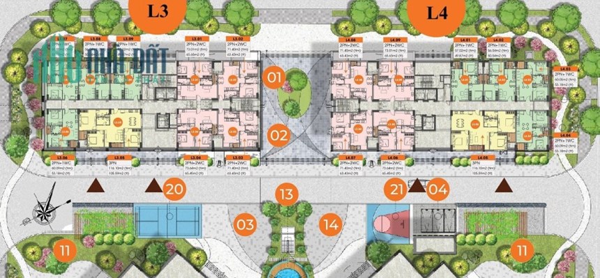 Cần bán căn 66m2 le grand jardin brg sài đồng giá từ 2,6 tỷ bao VAT + phí bảo trì