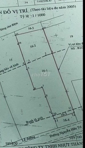 Mặt tiền đường Nguyễn Hữu Trí- TT.Tân Túc -1640m2- chính chủ cho thuê