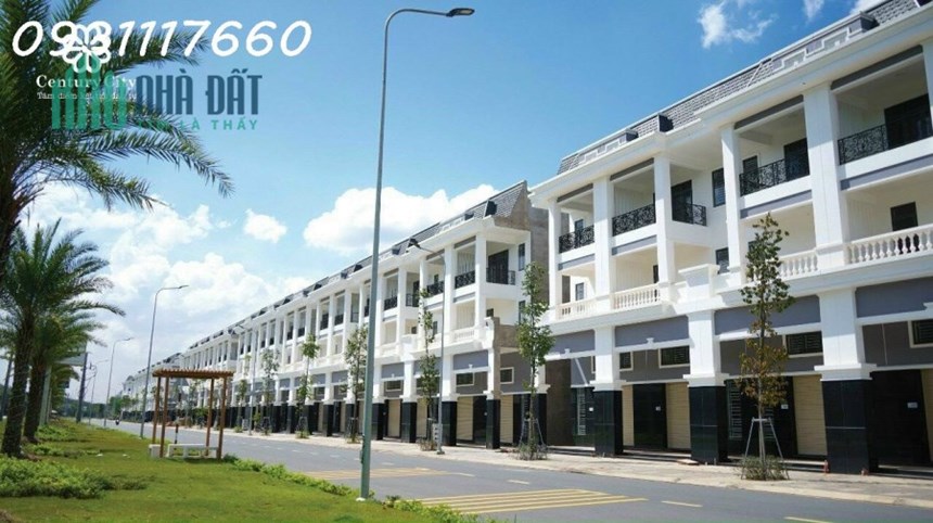 Bán Nhà phố tại khu đô thị Century City, đường trước nhà 25m, diện tích 100m2, giá 3tỷ6