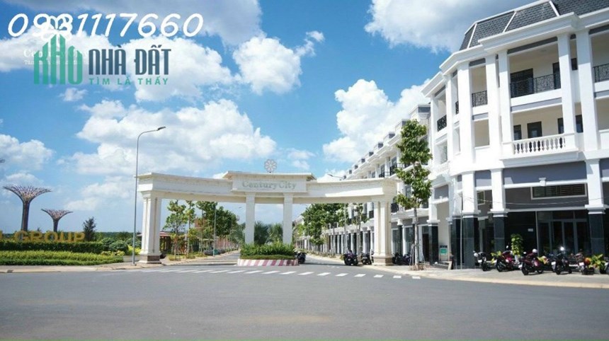 Bán Nhà phố tại khu đô thị Century City, đường trước nhà 25m, diện tích 100m2, giá 3tỷ6