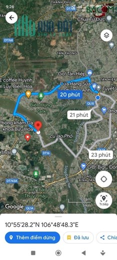 Bán lô đất giá cực rẻ gần chợ Đồn p.Bửu Hòa 78m2 SHR thổ cư 100%, hẻm ô tô