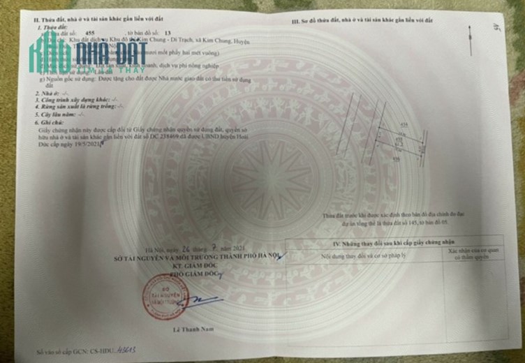 ĐẤT DỊCH VỤ TL9 LAI XÁ KIM CHUNG HOÀI ĐỨC HÀ NỘI GIÁ RẺ NHẤT HIỆN TẠI