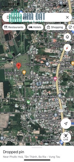 Bán lô đất biệt thự KDC Phước Hoà, Tx Phú Mỹ, Bà Rịa Vũng Tàu