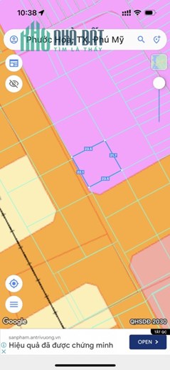 Bán lô đất biệt thự KDC Phước Hoà, Tx Phú Mỹ, Bà Rịa Vũng Tàu