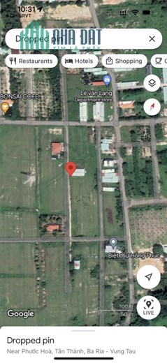 Bán lô đất biệt thự KDC Phước Hoà, Tx Phú Mỹ, Bà Rịa Vũng Tàu