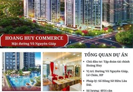 Chung cư cao cấp Hoang Huy Commerce - mặt đường Võ Nguyên Giáp
