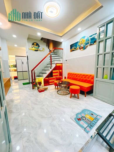 Nhà mới hẻm 54 Phạm Hùng Bình Hưng Bình Chánh. Giá 2 tỷ 460 triệu
