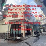 CHÍNH CHỦ BÁN NHANH Căn Nhà Đẹp Tại Quận 5 - Giá Đầu Tư