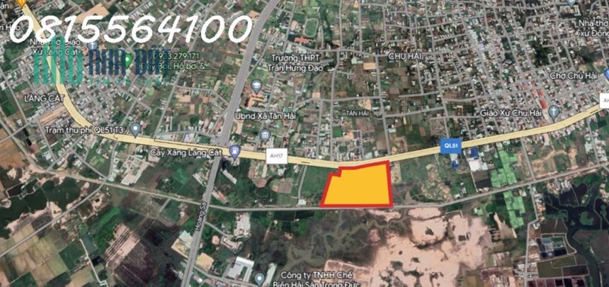 Chuyển nhượng dự án và hợp tác đầu tư khai thác khu đất 37.000m2 (Full ODT) Mặt tiền Quốc Lộ 51,