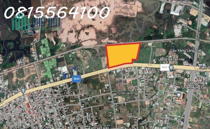 Chuyển nhượng dự án và hợp tác đầu tư khai thác khu đất 37.000m2 (Full ODT) Mặt tiền Quốc Lộ 51,