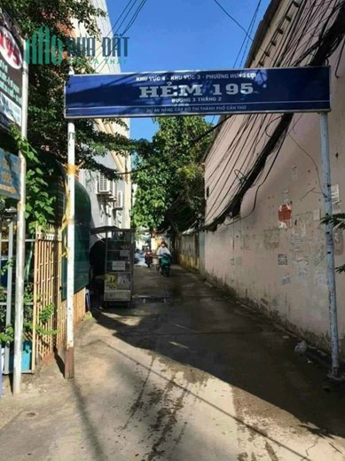 NỀN GIÁ RẺ !!! BÁN NỀN HẺM NHÁNH 195 ĐƯỜNG 3/2 THÔNG RA HẺM 482 ĐƯỜNG 30/4. P.HƯNG LỢI. Q.NINH KIỀU