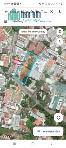 Bán đất mặt tiền Gò Găng Nha Trang sau lưng siêu thị Go ngang 20m 0985451850
