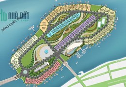 Bán đất biệt thự dự án Lotus Island (Đảo Hoa Sen), view sông Nha Trang