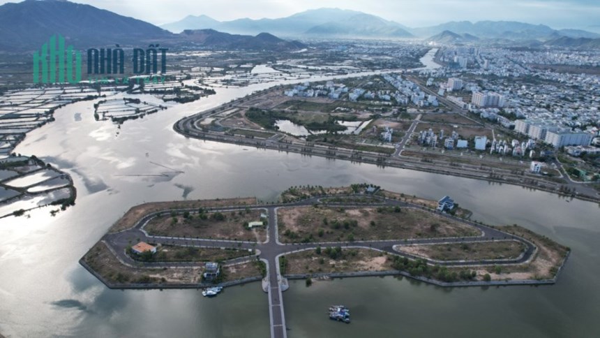 Bán đất biệt thự dự án Lotus Island (Đảo Hoa Sen), view sông Nha Trang