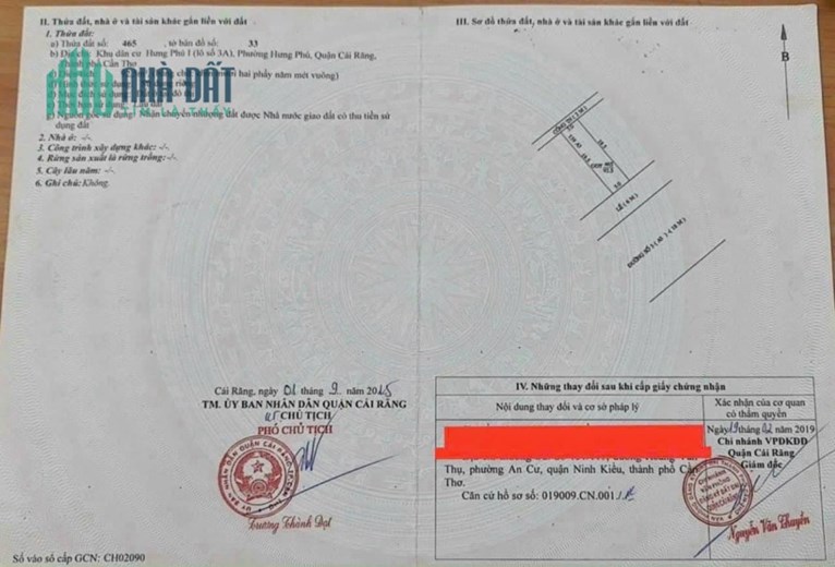Bán nền Đường Trần Văn Trà (A3), KDC Hưng Phú 1, Cái Răng, TP. Cần Thơ. Giá 8,5 tỷ