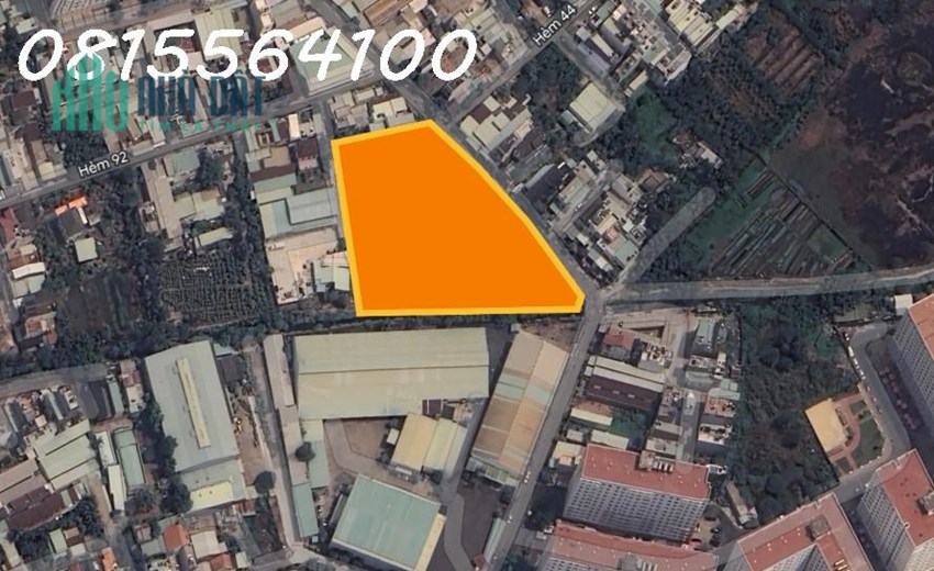 Chuyển nhượng khu đất lơn 5.564m2 đường số 12, trường thọ Thủ đức. Thuận tiện xin dự án cao tầng và