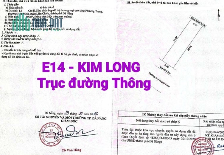 🔴💥Bán đất khu E14 Kim Long - Hòa Minh - Liên Chiểu - Đà Nẵng