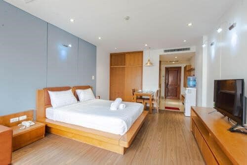 Cho thuê phòng trọ CHDV cực đẹp 35m2 chỉ 3.5 triệu, full nội thất, chỉ cần xách vali về ở KIM GIANG