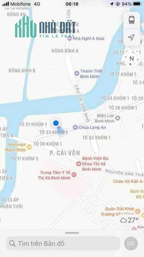 CHÍNH CHỦ Cần Bán Gấp Lô Đất Tặng Phòng Trọ Tại Phường Cái Vồn, TX Bình Minh , Vĩnh Long