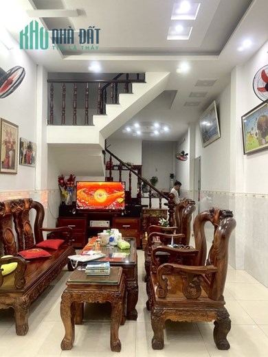NHÀ BÁN GẤP - KINH DƯƠNG VƯƠNG - BÌNH TÂN - GIÁP Q.6 - HXH THÔNG - 4 TẦNG 78M2 - 6,3 TỶ