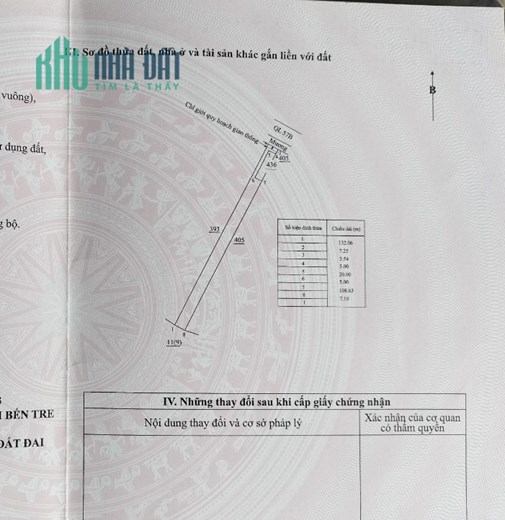 Bán lô đất mặt tiền Quốc Lộ 57B, x. Long Hoà, Bình Đại, Bến Tre Giá 2,6tỷ