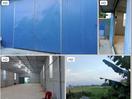 Chính chủ cho thuê nhà kho xưởng tại Đường Qui Tức -  đối diện với nhà số 358 - Khu thi đua 2