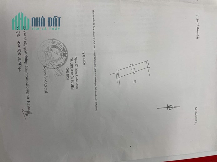 100M2 MĂT NGÕ - MỸ ĐÌNH - VUÔNG VẮN - GẦN BẾN XE MỸ ĐÌNH - TƯƠNG LAI RA MẶT PHỐ - GIÁ CHỈ 8.5 TỶ