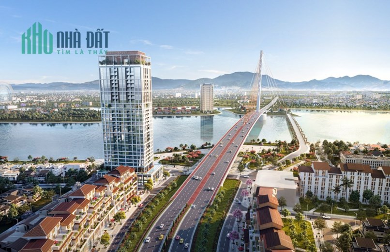 SỞ HỮU NGAY TOWNHOUSE MẶT ĐƯỜNG TRẦN THỊ LÝ ĐÀ NẴNG chỉ với 18 tỉ đồng