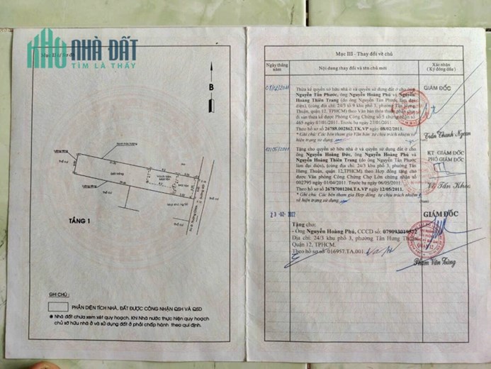 CHÍNH CHỦ Cần Bán Lô Đất Vị Trí ĐẮC ĐỊA Tại Phường Tân Hưng Thuận, Q.12, Hồ Chí Minh