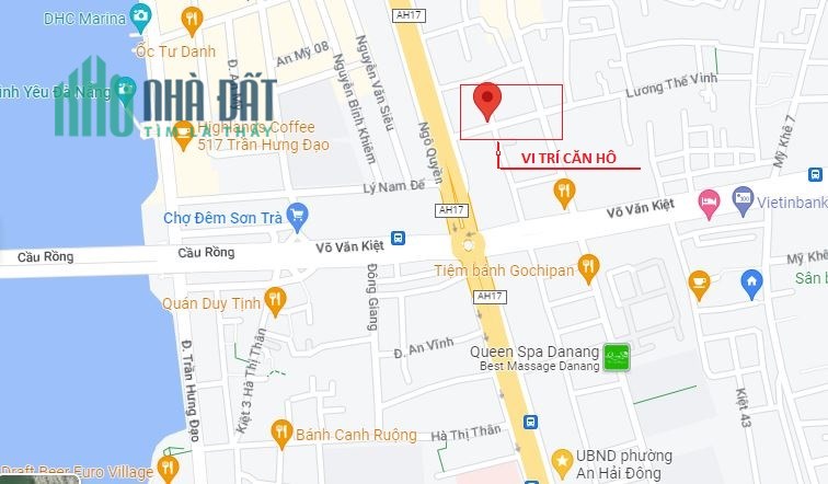 BÁN NHÀ 2 TẦNG  MẶT TIỀN LƯƠNG THẾ VINH, NGAY CẦU RỒNG ĐÀ NẴNG, CHỈ 4,7 TỶ