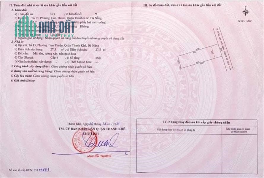 NHÀ ĐẸP - GIÁ RẺ: 1,850 TỶ - TRUNG TÂM THÀNH PHỐ ĐÀ NẴNG
