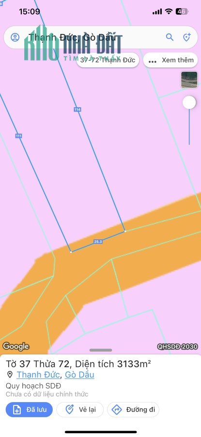 Đất nền full thổ cư cách QL22B 1km 172m2 giá chỉ 840 triệu ( hình thật 100% )
