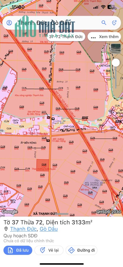Đất nền full thổ cư cách QL22B 1km 172m2 giá chỉ 840 triệu ( hình thật 100% )
