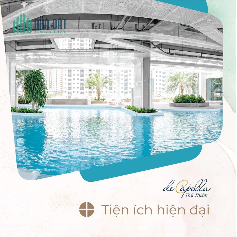 Căn hộ trung tâm Thủ Thiêm De Capella - chiết khấu 16%/căn - vay 70%, hỗ trợ LS 3 năm đầu