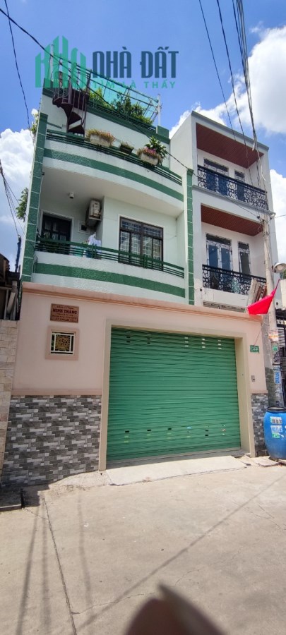 NHÀ CỰC HIẾM NGAY CÔNG AN Q12, DT: 5x16 = 80m2, 3 TẦNG, HẺM 6m, GIÁ 6 TỶ
