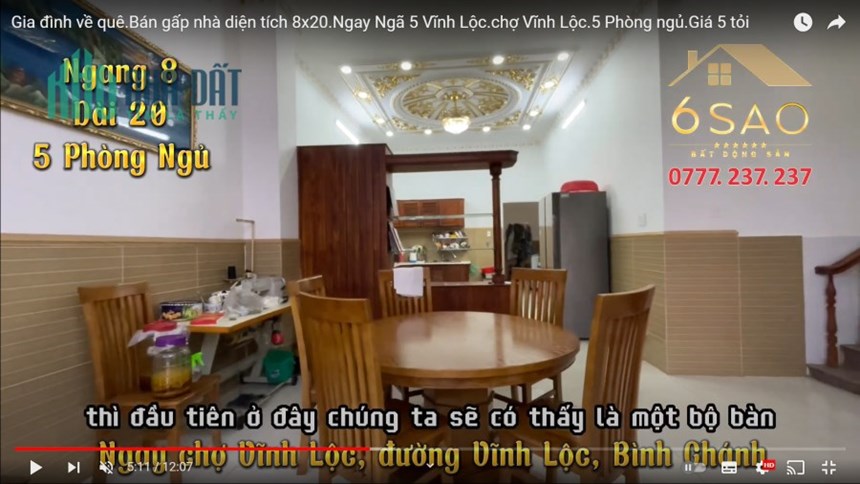 Bán ngôi nhà trả nợ 8x20 gần ngã 5 Vĩnh Lộc - chợ Vĩnh Lộc