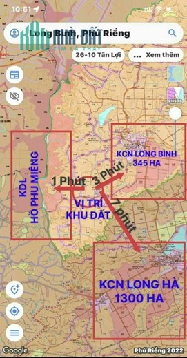 Đất giá rẻ sổ sẵn liền kề 2 KCN Long Bình và Long Hà chỉ 290tr/nền