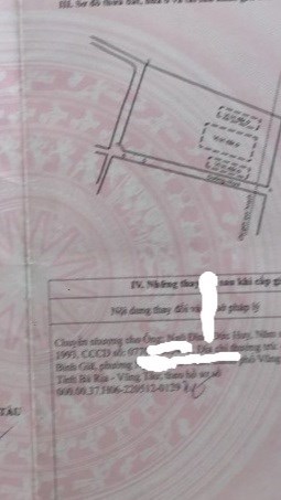 Chính Chủ Cần Bán Lô Đất 3 Mặt Tiền Chính QL 329 Vị Trí Đẹp Tại Tỉnh Bà Rịa Vũng Tàu