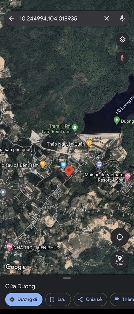 Cần bán lô đất nền chính chủ Ấp Bến Tràm,Xã Cửa Dương, Thành phố Phú Quốc, Kiên Giang