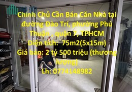 Chính Chủ Cần Bán Căn Nhà tại quận 7, TPHCM