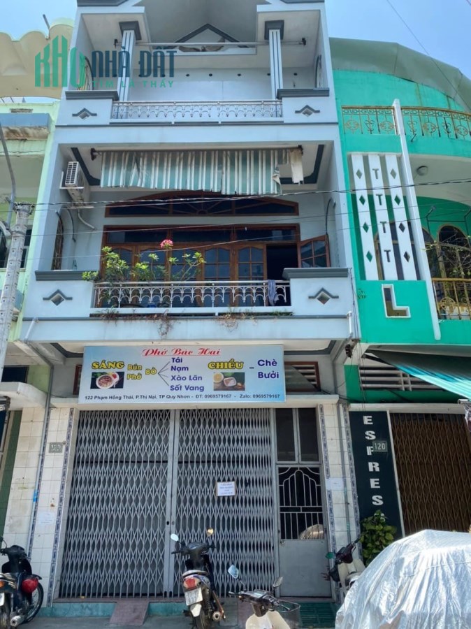 Chính chủ cần cho thuê 2 tầng tại  122 Phạm Hồng Thái Phường Thị Nại TP. Quy Nhơn