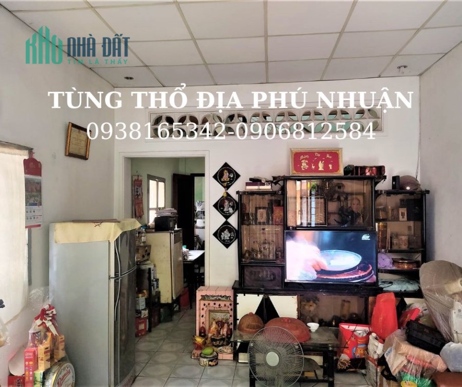 BÁN NHÀ HẺM XE HƠI PHÚ NHUẬN-PHAN XÍCH LONG-64M2 NGANG 4M NỞ HẬU 8.5M
