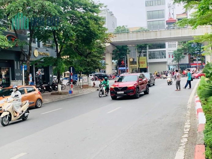 siêu VIP ! mặt phố trần thái tông 295m MT 12.8m vỉ hè đá bóng KD đỉnh.