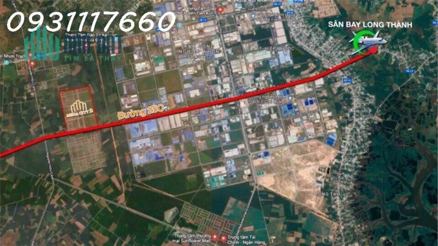 Bán đất ngay UBND Nhơn Trạch SHR, TC 100% giá 1 tỷ, 100m2